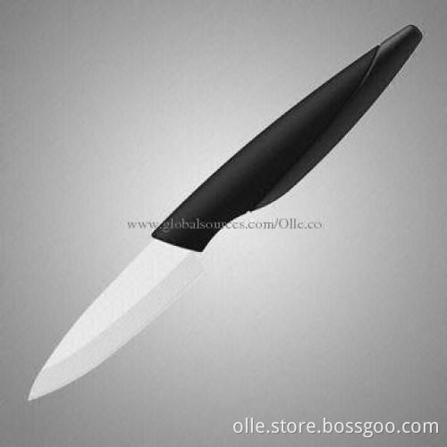 3" White Blade Ceramic Paring Knife W075D